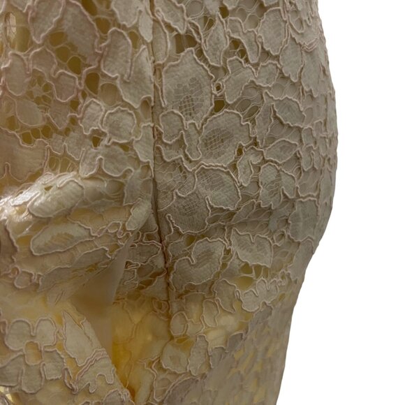 NBD X Revolve Bria Ivory Lace Overlay Halter Dress Size M‎ NWT - Picture 6 of 11